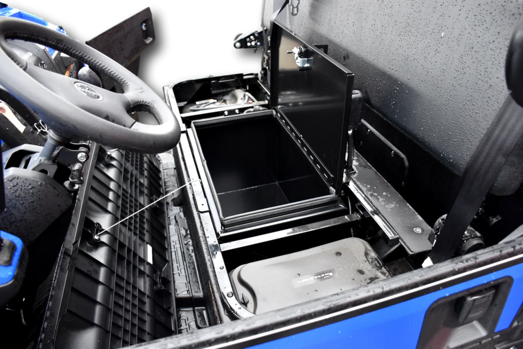 KIWI MASTER Underseat Storage Bin Compatible for 2015-2021 Kawasaki Mule Accessories PRO-FX FXR FXT DX DXT Under Seat Toolbox Storage Box 99994-1463 