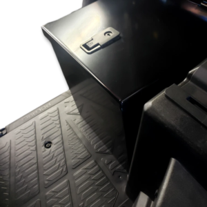 Hi-Standard Outfitters Polaris Ranger 1000 Passenger side under seat aluminum lockable storage tool boxes
