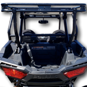 Polaris RZR 1000 Storage rack and lockable aluminum storage tool boxes