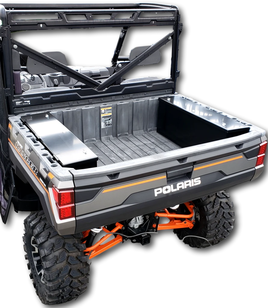 Hi-Standard Outfitters Polaris Ranger 1000 aluminum rear cargo lockable storage tool box